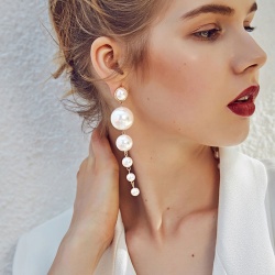 Сережки Перлинна нитка