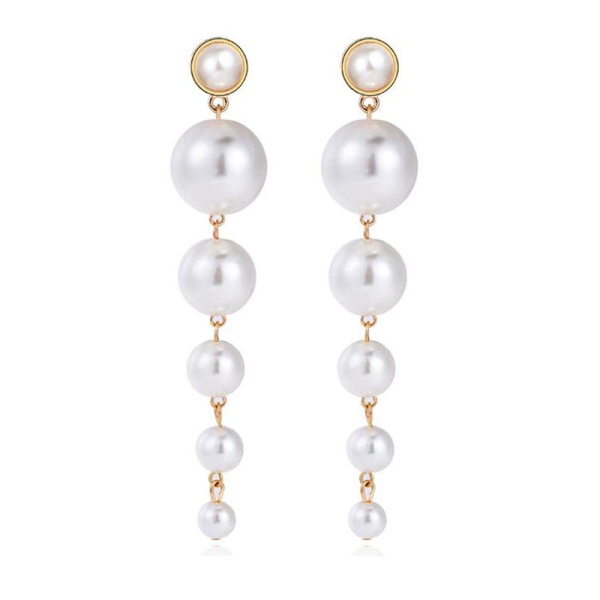 Серьги Жемчужная нить