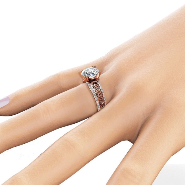 Кільце з фіанітом кристал lan - 2413