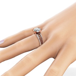 Кільце з фіанітом кристал lan - 2413