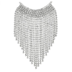 Брошка кристальний водоспад