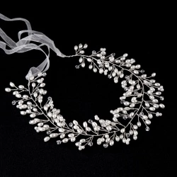 Венок на голову из ювелирной проволоки Королевский