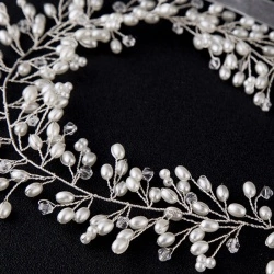 Венок на голову из ювелирной проволоки Королевский