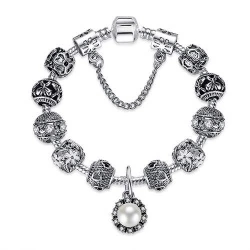 Браслет в стиле пандора Жемчужина