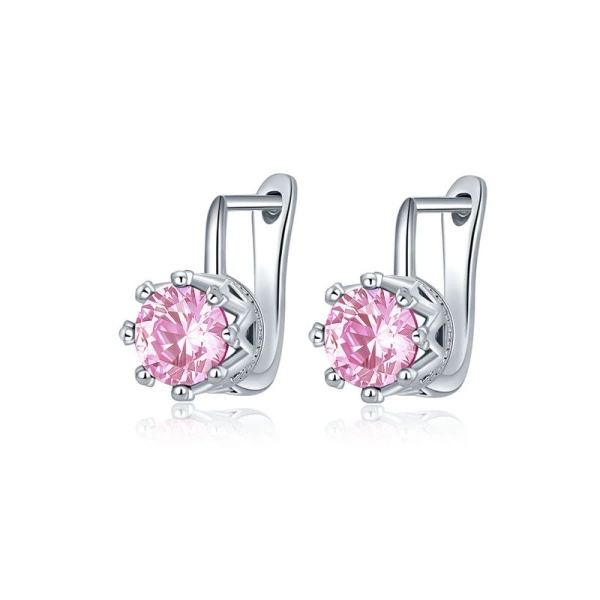 Сережки з англійським замком.