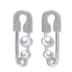 Золоті сережки з фіанітами.