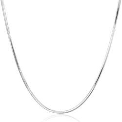 Серебренная цепочка Snake Змейка