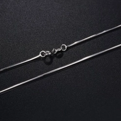 Серебренная цепочка Snake Змейка