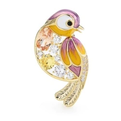 Премиум брошь Птичка lan-2808