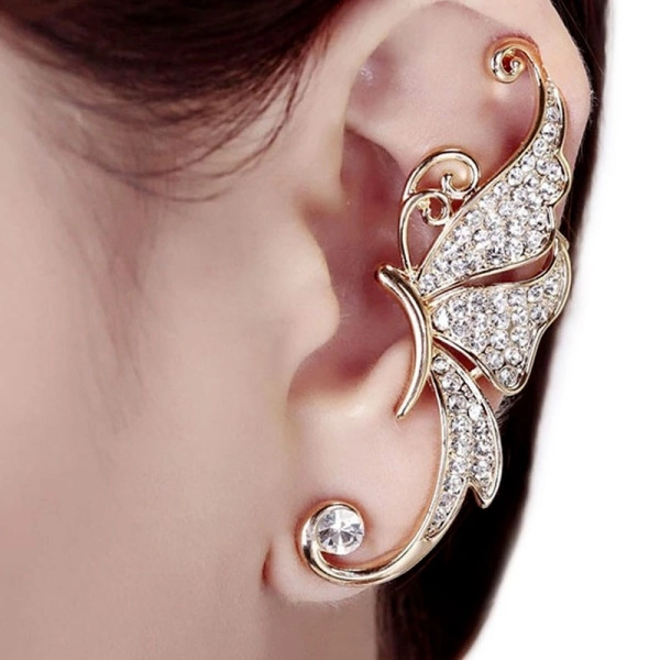 Кафф без прокола Бабочка Luxury