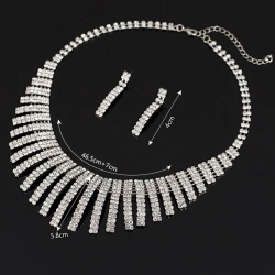 Набір прикрас Стефані: кольє та сережки