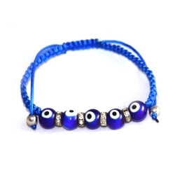 Браслет амулет Назар бонджук синего цвета