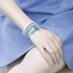 Жіночий шкіряний браслет Одрі