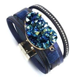 Жіночий шкіряний браслет Сінді