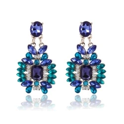 Длинные серьги с камнями Айлин