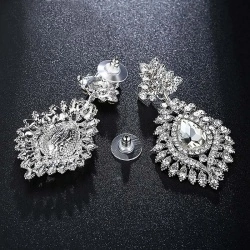 Сережки з камінням Аніка