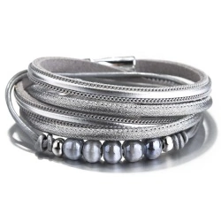 Жіночий шкіряний браслет Нікі