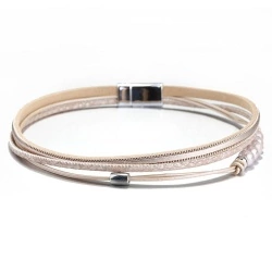 Жіночий шкіряний браслет Нікі