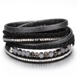 Жіночий шкіряний браслет Мікі