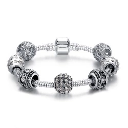 Браслет в стиле Пандора Silver посеребренный