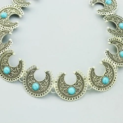 Чокер металевий у бохо стилі орнамент lan-740