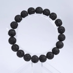 Браслет из вулканического лавового камня