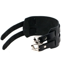 Чоловічий шкіряний браслет напульсник