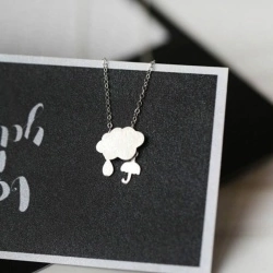 Цепочка на шею Дождевая тучка lan-2826