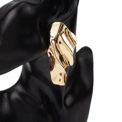 Мятые серьги Стиль lan-2926