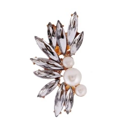 Кафф с камнями Crystal Pearl