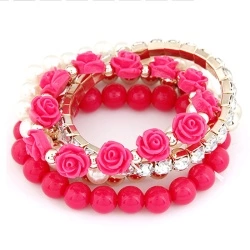 Набір браслетів на гумці - Весна