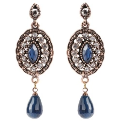 Сережки з камінням Фідан