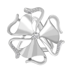 Брошь для шарфа Квітковий завиток