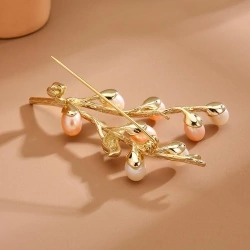 Брошка пташка на гілочці lan-3030