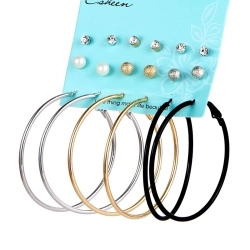 Набір сережок Brincos (9 пар)