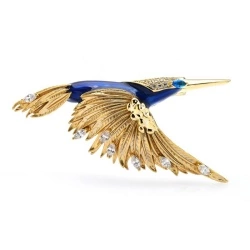 Брошка Колібрі