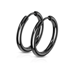 Серьги кольца из стали Spikes SE3065