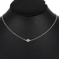 Кулон с цепочкой Кристалл