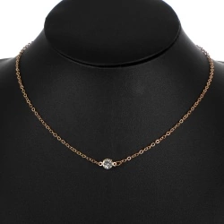 Кулон с цепочкой Кристалл