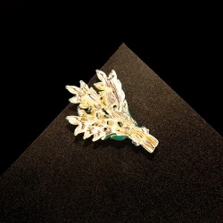 Брошка букет Мімози lan-2737