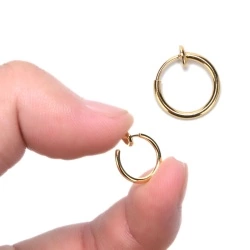 Серьги Пирсинг - обманка ухо нос губа (2 шт)