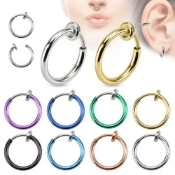 Серьги Пирсинг - обманка ухо нос губа (2 шт)