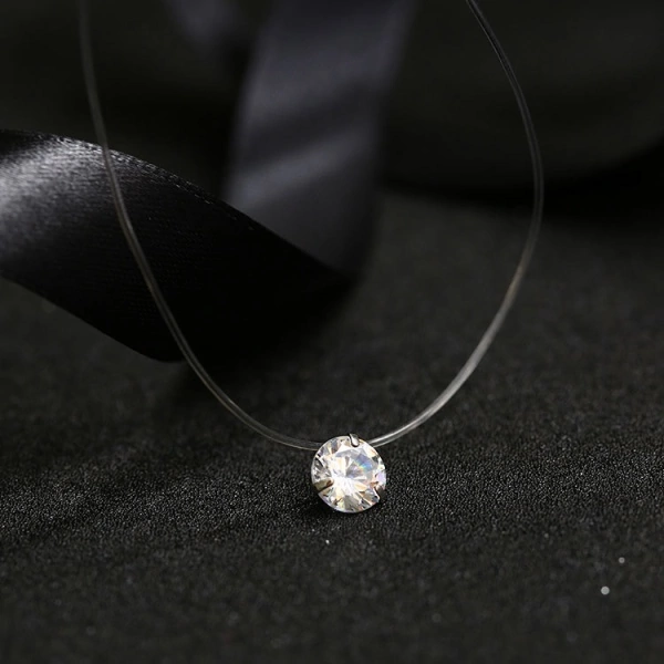 Кулон невидимка на леске Кристаллик