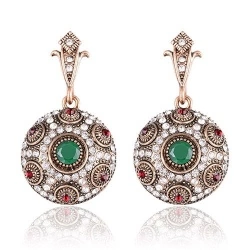 Сережки підвіски у турецькому стилі lan-3485