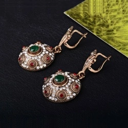 Сережки підвіски у турецькому стилі lan-3485