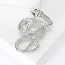 Брошка Змія класик lan-3041