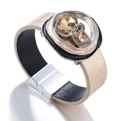 Жіночий шкіряний браслет lan-2827.