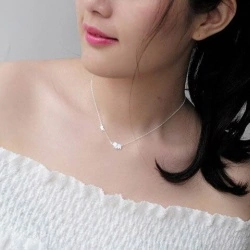 Цепочка на шею два Слоника