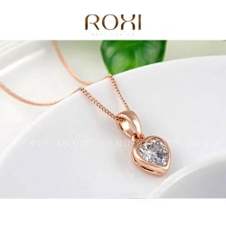Кулон с цепочкой Сердце Roxi