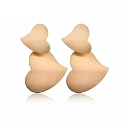 Сережки Два серця